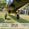 Suspenz Stowable Kayak Carrier Cart, SK Trailer Cart with Airless