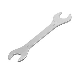 Mcoser Open End Spanner,Super-Thin Open Ended Wrench Flat Spanner,24 * 27MM Double Open Ended Wrench,Chrome Vanadium Steel Wrench,Metric Spanner Set for Mechanic,Repair Bicycle,DIY