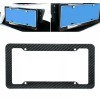 BLVD Front & Rear Bracket 2pcs Set Glossy Carbon Fiber
