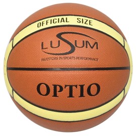 Lusum Optio Basketball Ball PU Leather Indoor Outdoor Basketball Size 6. Durable Basket Ball for all Conditions. Suitable for all Ages and Abilities.
