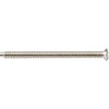 Knightsbridge 50mm / 2" Chrome Switch/Plug Socket Screw Longer x10