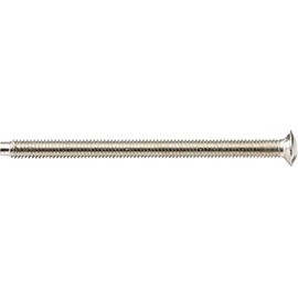 Knightsbridge 50mm / 2" Chrome Switch/Plug Socket Screw Longer x10