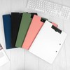 Pechor 4pcs Clipboard Folder A4 Foldover Plastic PVC Covered, Foldable