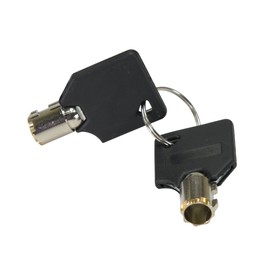 Vestil PARK-P-108-FD-KEY Factory Fabricated Pair of Replacement Keys for Park-P Models Black/Silver