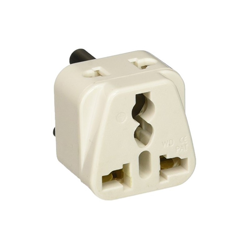 Ckitze BA10-2PK 2 in 1 USA to India Adapter Plug