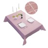 2 Packs 137 x 180 cm Pink PVC Table Cloth