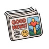 Good News Jesus Loves You Sticker – Christian Faith-Based Waterproof