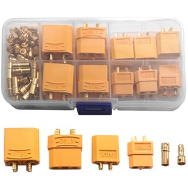 Share Goo 3.5mm Banana Plug Male Female Bullet Connector XT60 XT90 Plug Adapter for RC Car Truck FPV Battery Lipo Battery Electronic Speed Control ESC Motor