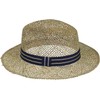 Harrys-Collection Seagrass Straw Hat Medium Size with Fabric Band, natural