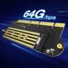 M.2 SSD Adapter PCIe x16 x8 x4 with Heatsink and