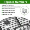 5 Pcs W11366438 Stove Knobs Replacment for Whirlpool Gas Stove