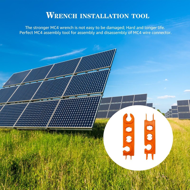 Solar Tool Wrench, Photovoltaic Solar Wrench, Plug Re-Release Plug Tool,