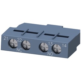 Siemens 3RV2901-1E Transverse AUX. Switch, 1NO+1NC, Screw Connection, for Circuit-Breakers 3RV2, White