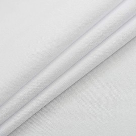 White Curtains Linen Textured Privacy Curtains 45 inches Long Kitchen Semi Sheer Drapes Living Room Bedroom Basement Window Curtain 2 Panels Rod Pocket