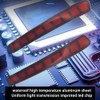 PGTOPONE Red LED Rear Bumper Reflectors Fog Brake Tail Light