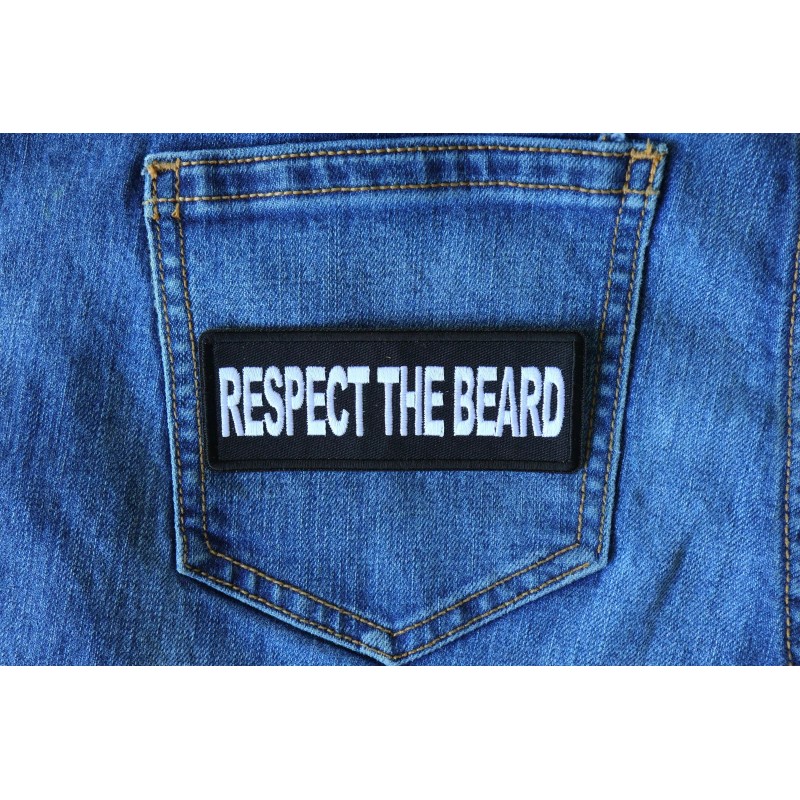 Ivamis Respect The Beard Patch- 4x1.5 inch - P6288
