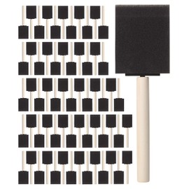 Bates- Foam Paint Brushes, 2-Inch, 64 Pack, Sponge Brushes, Sponge Paint Brush, Foam Brushes for Painting, Foam Brushes for Staining, Paint Sponges, Foam Brushes for Mod Podge Brushes