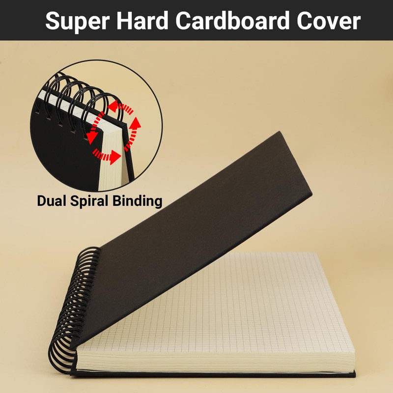 Yarotm Notebook Squared B5-1 Piece Ring Binder Notepad B5 -