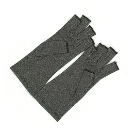 Healvian Women Gloves Men Compression Gloves Open Fingerless for Knitting Computer Typing Gardening Cooking