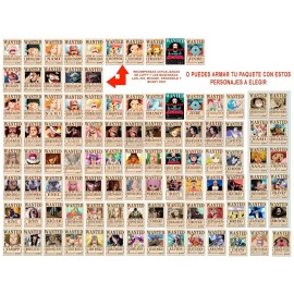 One Piece 17 Posters Yonkou Ace Y Sabo Envio Gratis Wanted