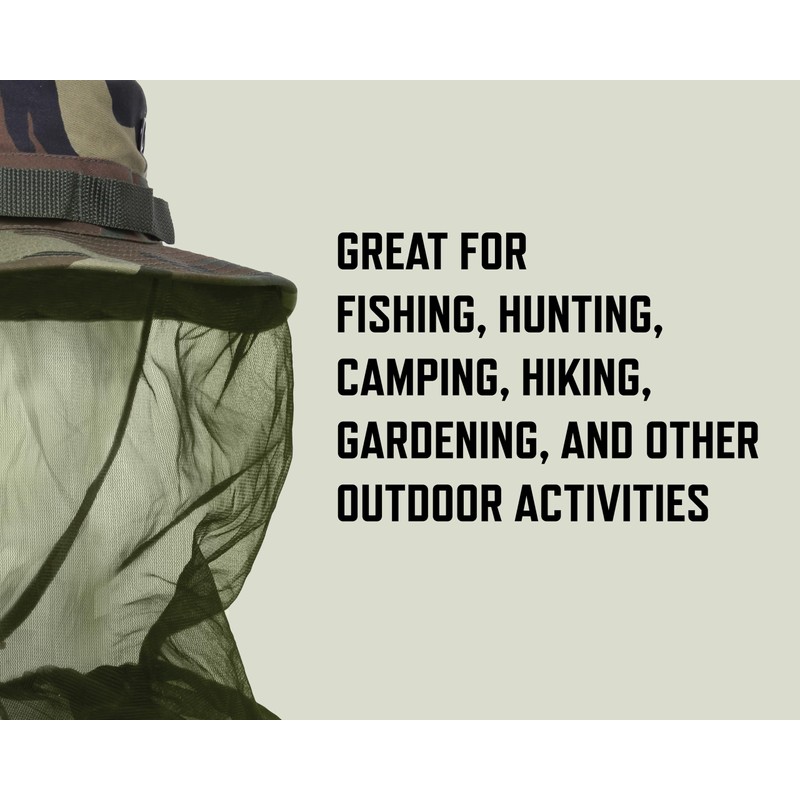 Rothco Boonie Hat with Mosquito Netting (US, Numeric, 7 1/4,