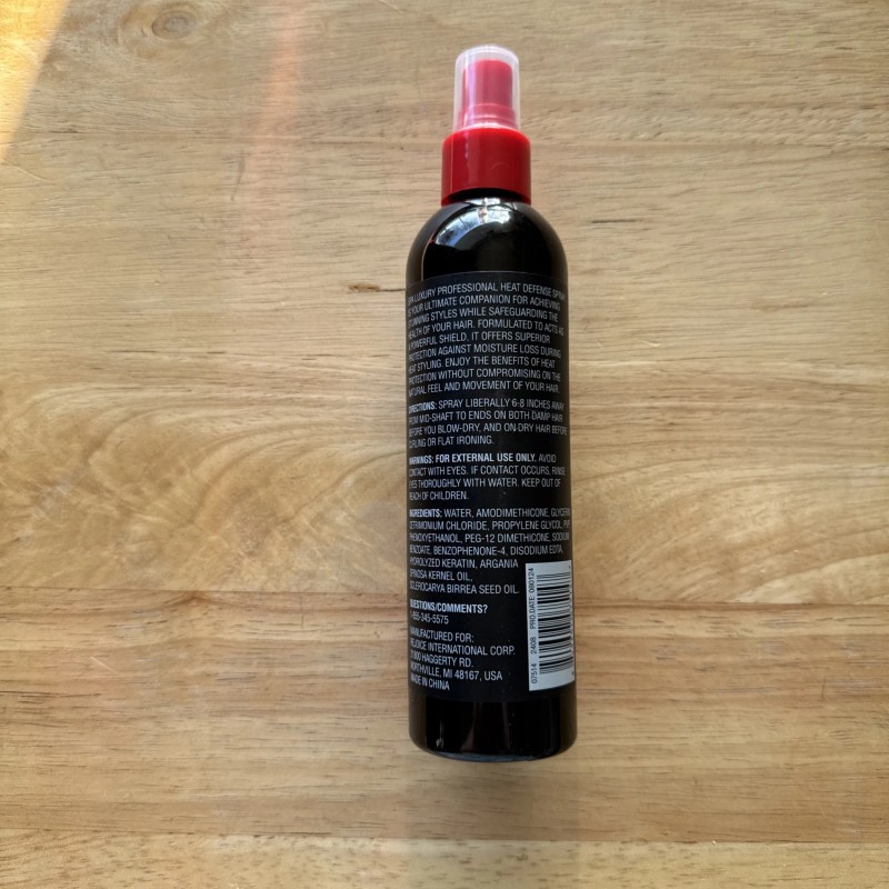 Spa Luxury Heat Defense Hair Spray-Protect & Shine Mist 8oz-For