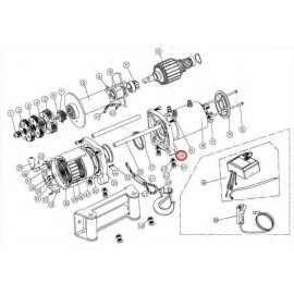 Smittybilt 97281-20 Motor Base for XRC8 Winch