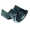 FLOPLAST 114mm Square Left Hand Iron Ogee Gutter Adapter -
