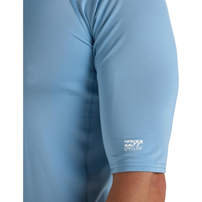 Billabong Short Sleeve Rash Vest WAVES ALL DAY SS Young