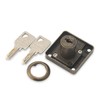 21mm Vintage Drawer Lock,Security Mailbox Lock Zinc Alloy Cabinet Drawer