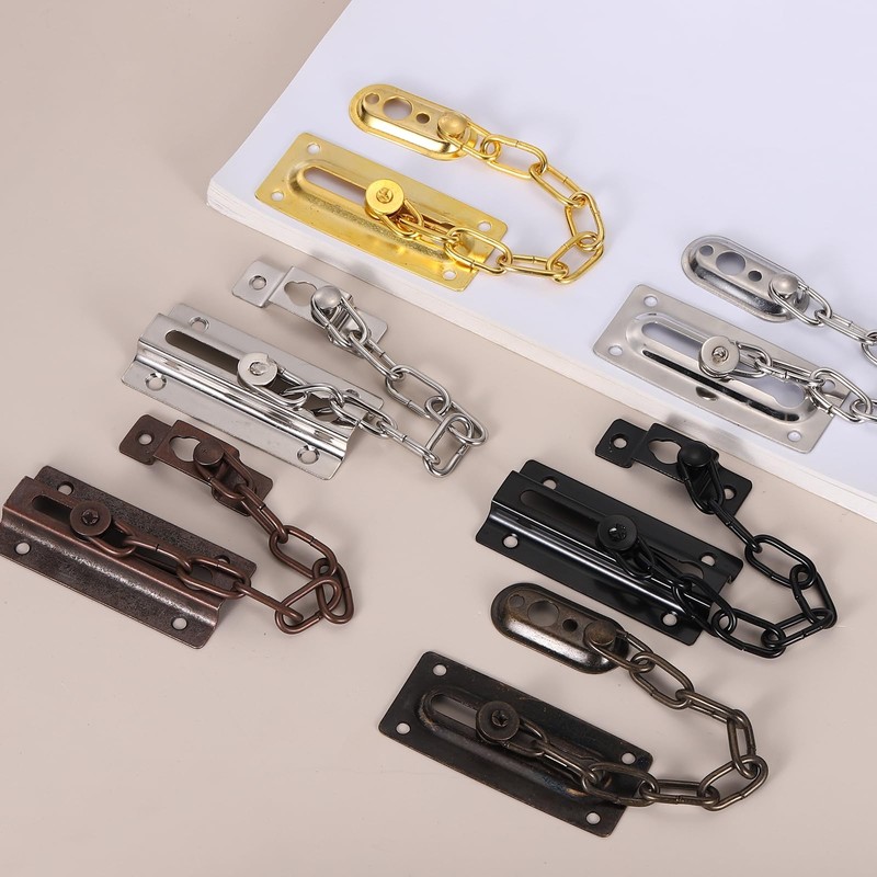 M METERXITY 2-Pack Door Chain Lock, Premium Security Door Chain