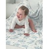 The Gilded Bird Bamboo & Organic Cotton Baby Blanket, 110cm