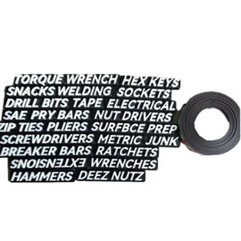 CLSSLVVBN Magnetic Name Tags for Classroom Toolbox Organization Made Simple Strong Magnetism Blended Magnetic Tool Box Labels, White