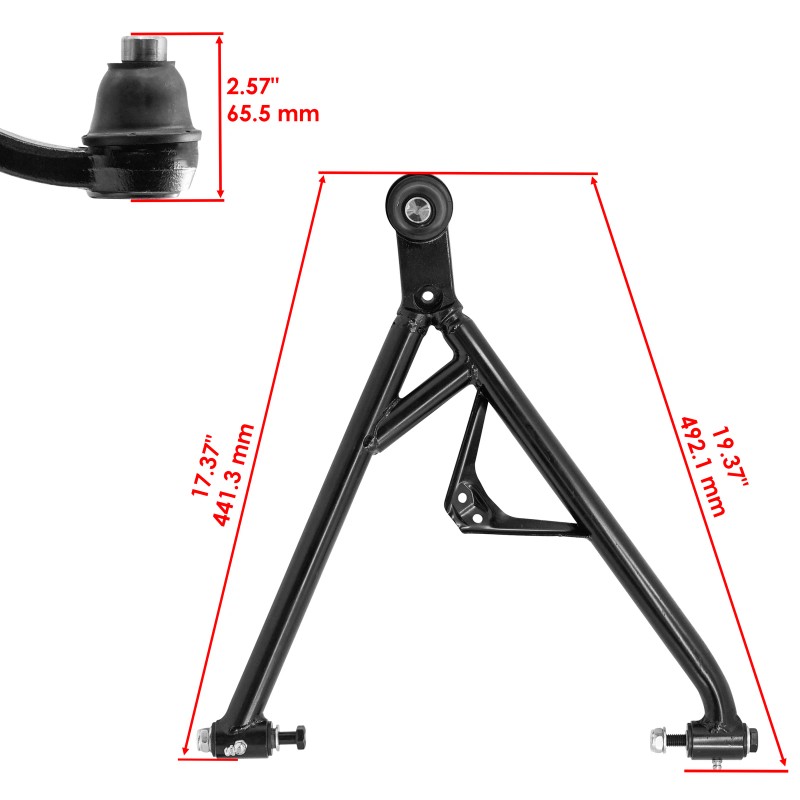 Caltric Front Lower Left Right A-Arm for Can-Am Outlander 1000