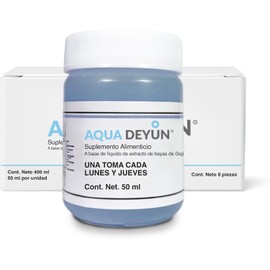 AQUA DEYUN | (kit mensual) Hecho con ingredientes 100% naturales | 8 dosis de 50 ml