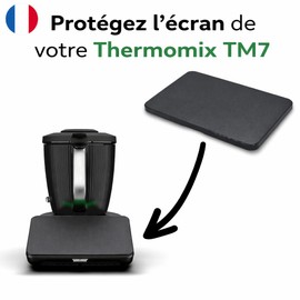 Volet Tech Protezione schermo rigida per Bimby TM7 – Copertura schermo nero opaco testurizzato, protegge lo schermo da graffi, urti e sfregamenti – Accessorio robot da cucina, fabbricazione 100%