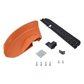 Cancanle 420mm/260mm Trimmer Guard Skirt Backing Plate Screw Blade Kit for STIHL FS55 FS110 FS130 FS160 FS180 FS200 FS220 FS240 FS250 Replaces # 4119 007 1013