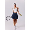 PINSPARK Golf Skirts for Women Tummy Control Tennis Skorts Skirt
