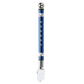 Yoidesu Glass Cutter Portable Handheld Wheel Type Glass Cutter with Non-Slip Handle for 3~15mm Glass Cutting for Cutting Glass, Diamond and Minerals in The Range of 3~15mm(Blue)