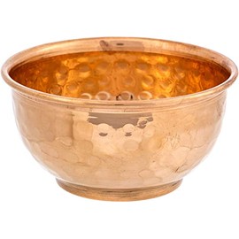 AUNERCART Pure Copper Hammered Offering Bowl For Altar Use Meditation Yoga Burning Incense Rituals Incense Smudging Decoration