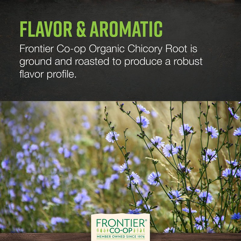 Frontier Co-op Organic Roasted Chicory Root Granules 1lb - Chicory