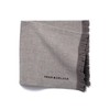 DEAN & DELUCA Cotton Chambray Napkin, Gray, Approximately 17.7 x