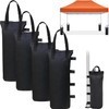 Cerkkapo Weights for Gazebo, 50 x 20 cm Gazebo Weights, Pack of 4 Sandbags Gazebo, 600D Oxford Thick Sandbag Gazebo Weights, Sandbag for Gazebo, Sandbag for Pop-Up Gazebo, Tent, Parasol