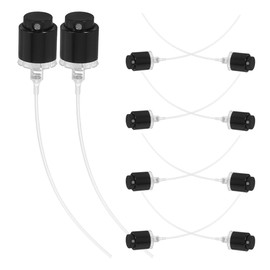 Hoement 10pcs Perfume Spray Pump Replacement Top: Bottle Pump Nozzle Heads for DIY 15mm Perfume Bottle and Fragrance Making Accessories