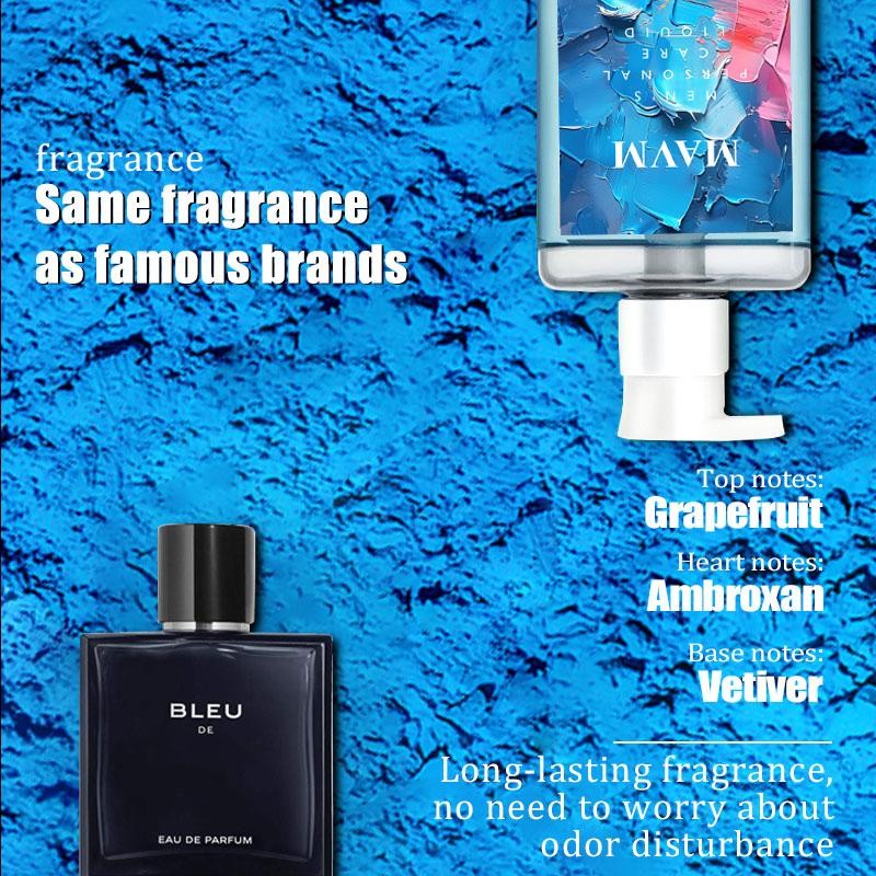 MAVM Men's Intimate Wash, Plant-Based, pH Balanced, Less Stink, Less