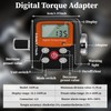 Digital Torque Adapter, Digital Torque Wrench 1/2”340Nm with Adapters 1/4"