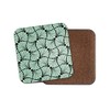 1 x Elegant Floral Art Nouveau Pattern Coaster - Wallpaper