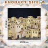 Peryiter Nativity Backdrop for Christmas 6 x 6 ft Bethlehem