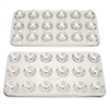 Ice Cube Tray, 304 Stainless Steel Round Ice Cube Tray,