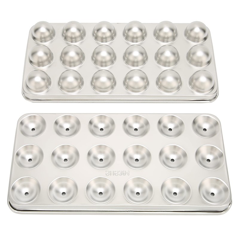 Ice Cube Tray, 304 Stainless Steel Round Ice Cube Tray,